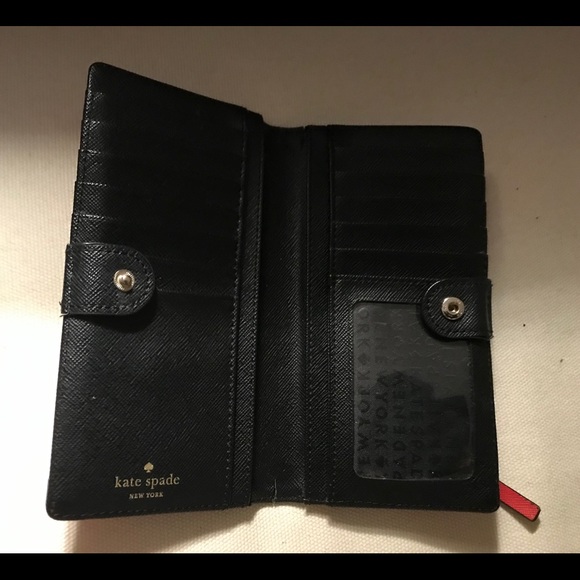 Kate Spade Woodland Plaid Stacy Bifold Wallet - Picture 4 of 5